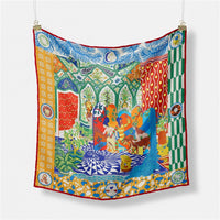 Carré de soie Olga 53 X 53cm - monsacparis.com