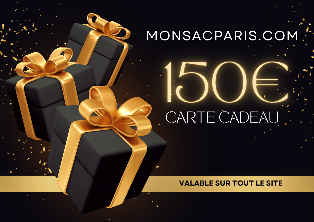 carte cadeau 150€-monsacparis.com