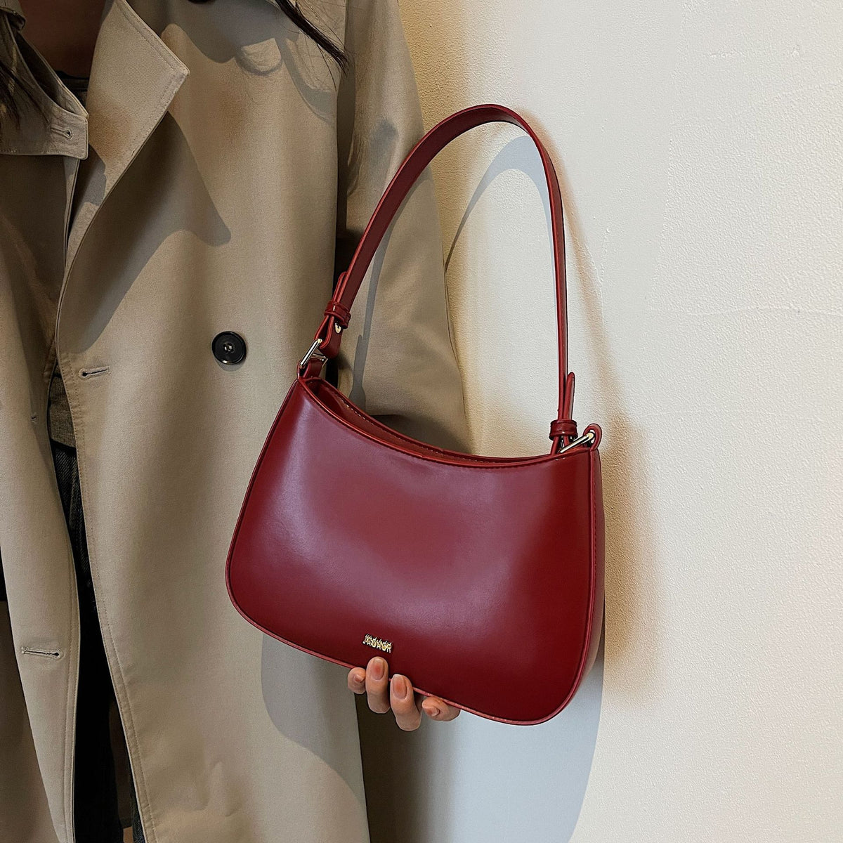 Sac épaule Femme Chloé rouge monsacparis.com