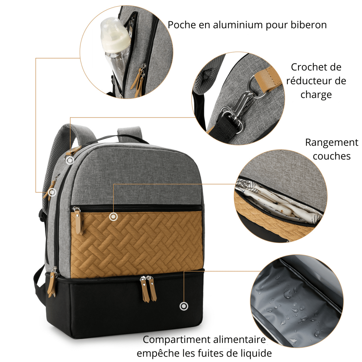 Sac à langer Taurus - monsacparis.com