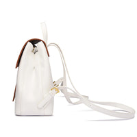 Sac à dos Kayla Cuir vachette Blanc-monsacparis.com