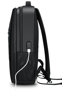 sac à dos Noir Homme avec port USB-monsacparis.com