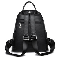 Sac à dos Cuir Luna noir-monsacparis.com