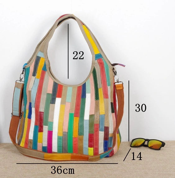 sac épaule Cuir Mathilda-dimension