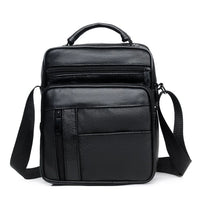 sacoche Cuir Noir Homme Larry-monsacparis.com