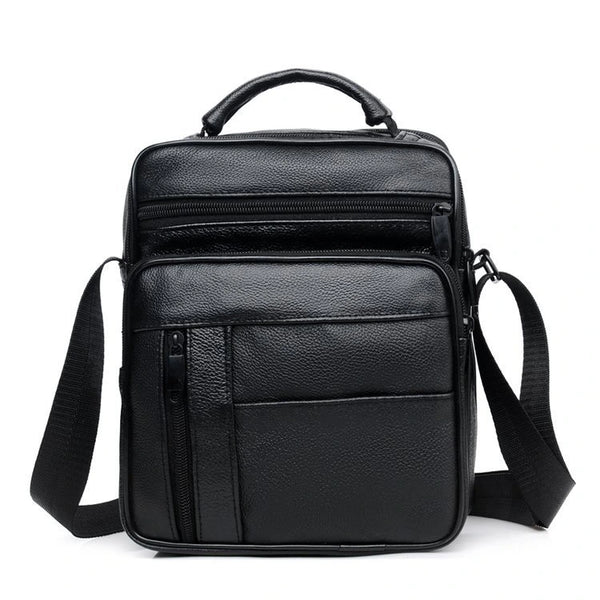 sacoche Cuir Noir Homme Larry-monsacparis.com